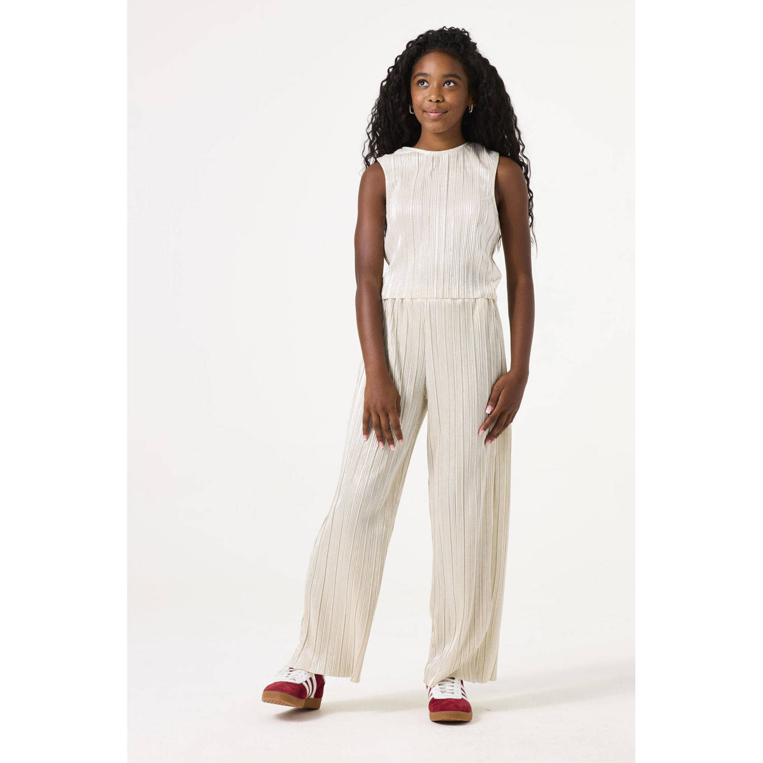 Garcia wide leg palazzo broek goud