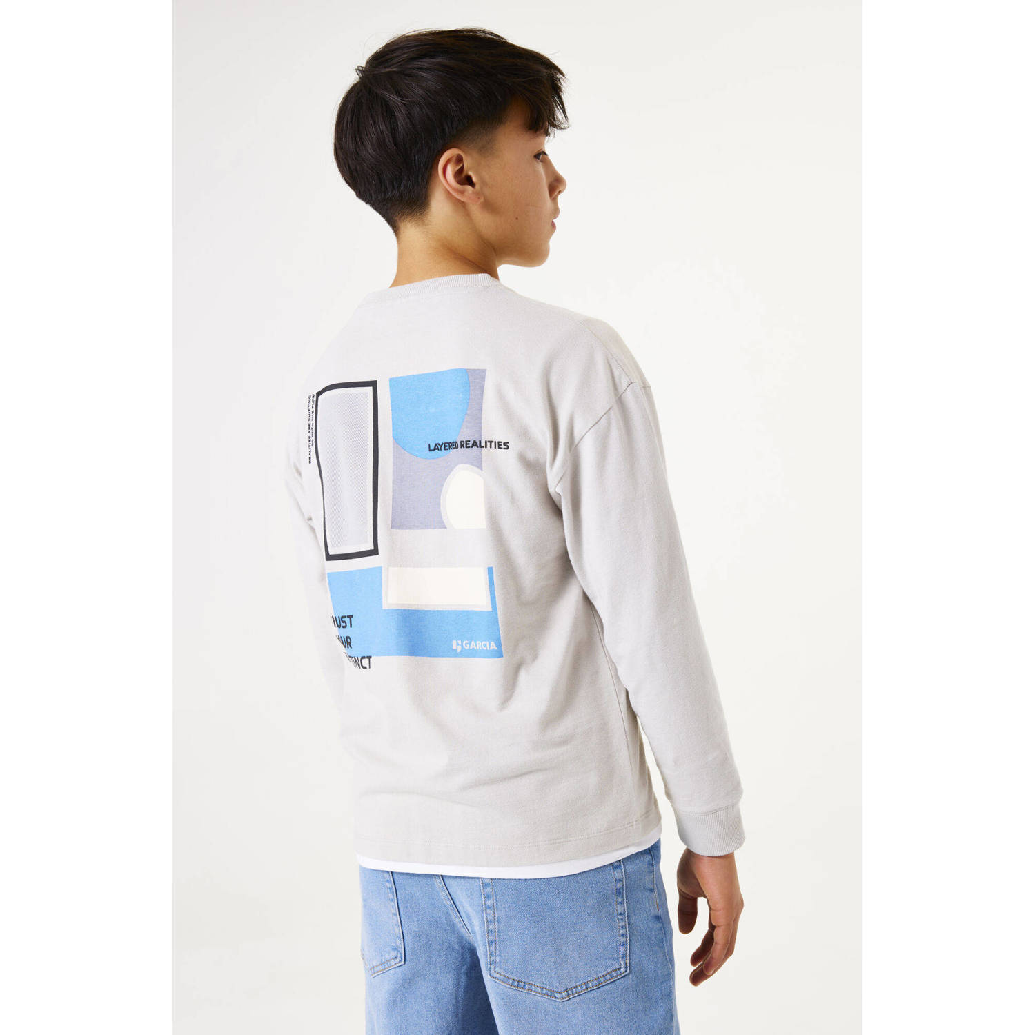 Garcia longsleeve grijs