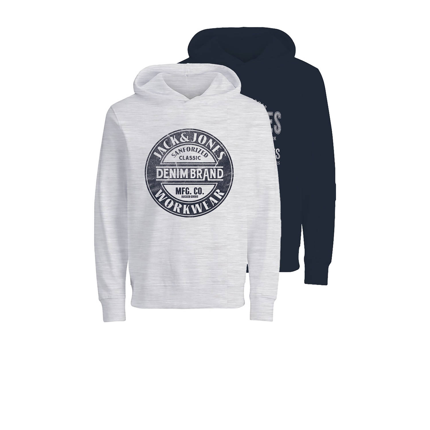 JACK & JONES hoodie grijs