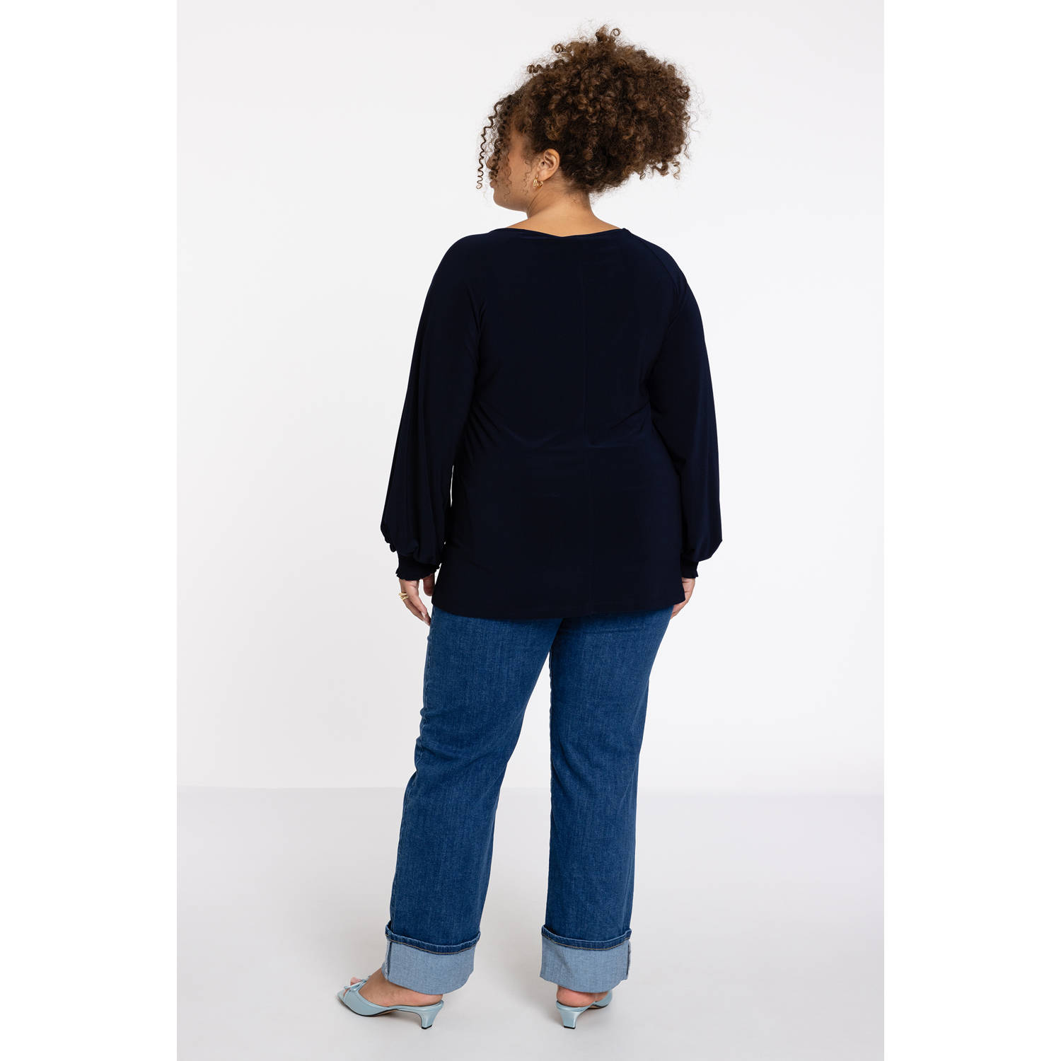 YOEK top donkerblauw