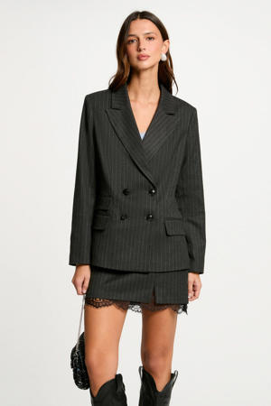 regular blazer antraciet