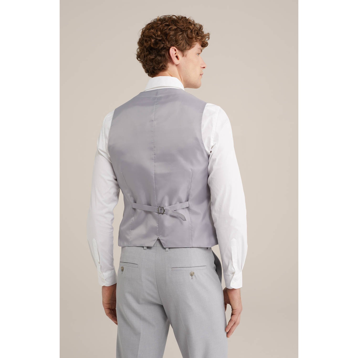 WE Fashion WE Fundamentals gilet lichtgrijs