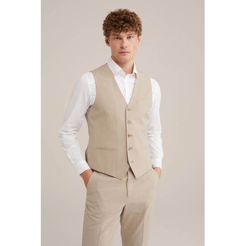 WE Fundamentals gilet beige afbeelding