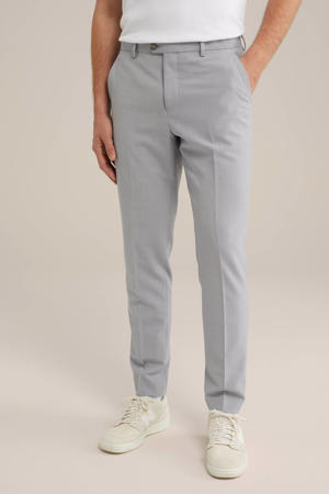 slim pantalon lichtgrijs
