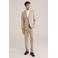 WE Fashion slim pantalon beige