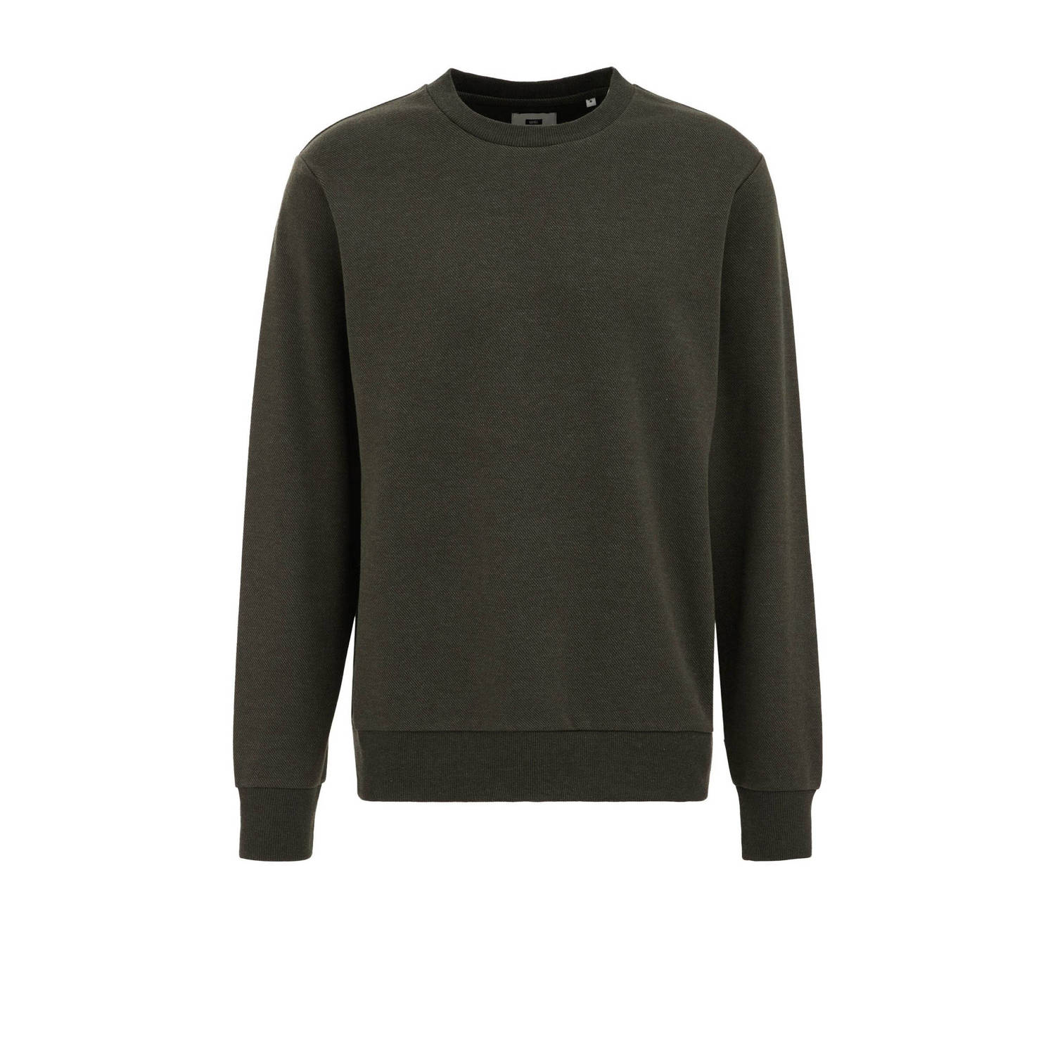 WE Fashion sweater donkergroen