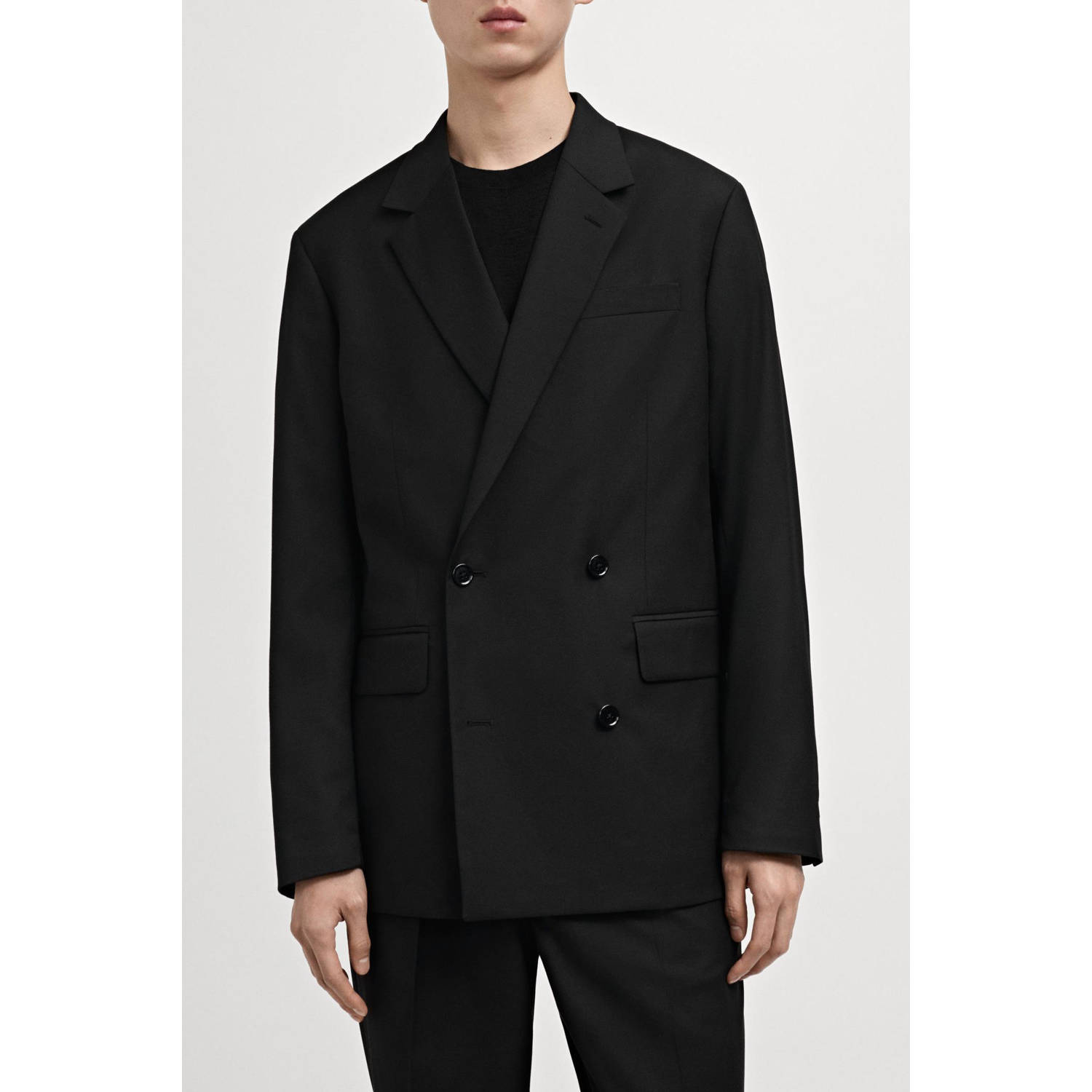 Mango Man colbert zwart