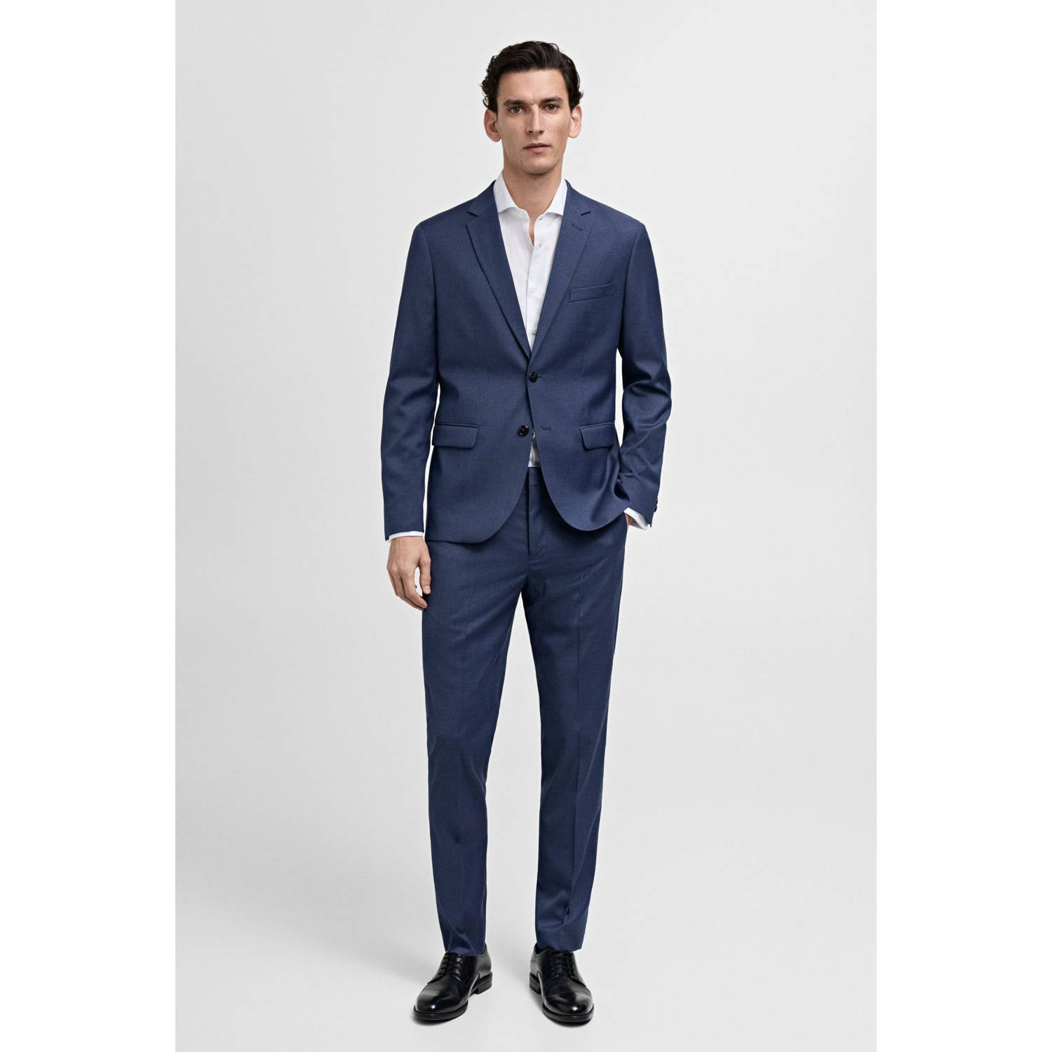 Mango Man colbert blauw
