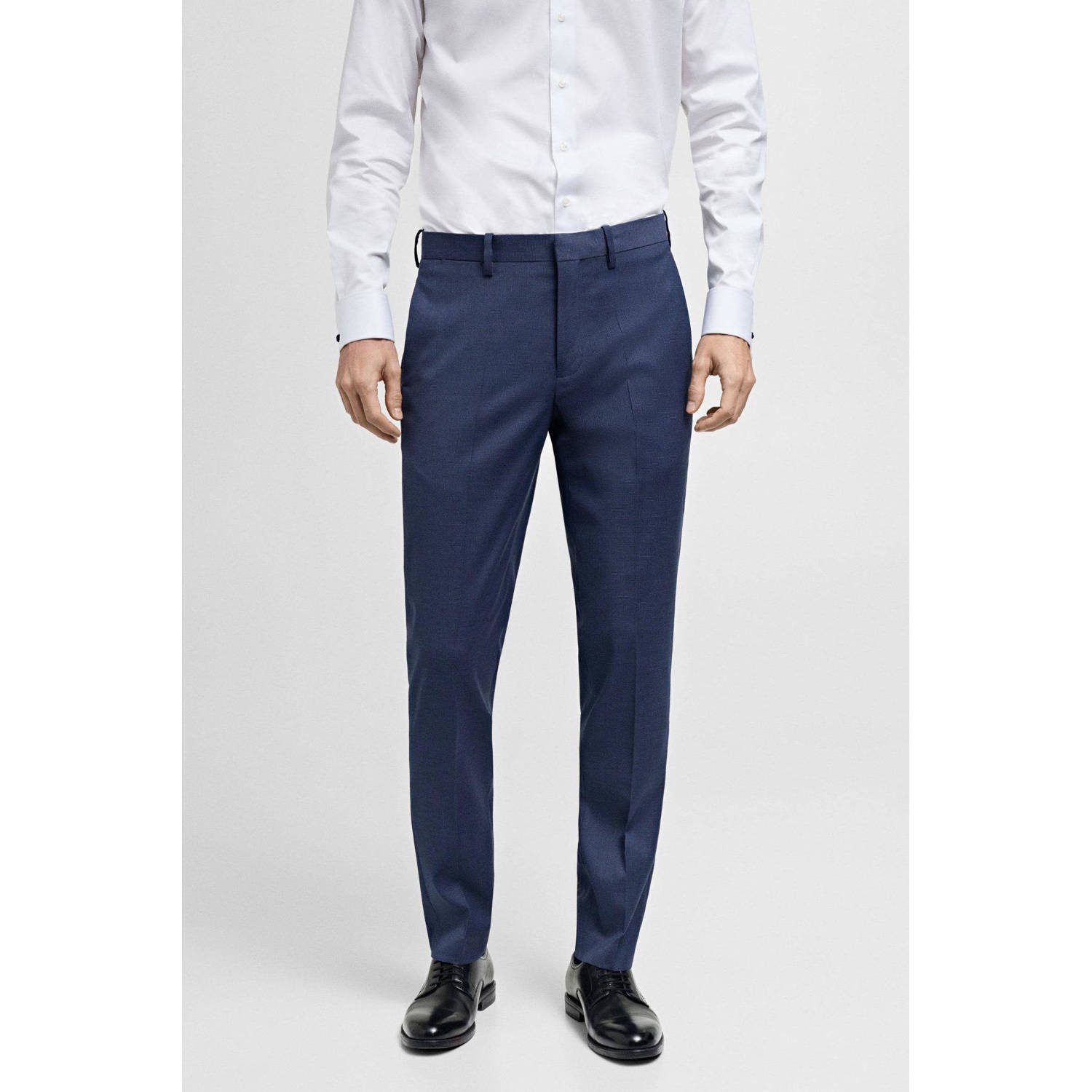 Mango Man super skinny pantalon blauw