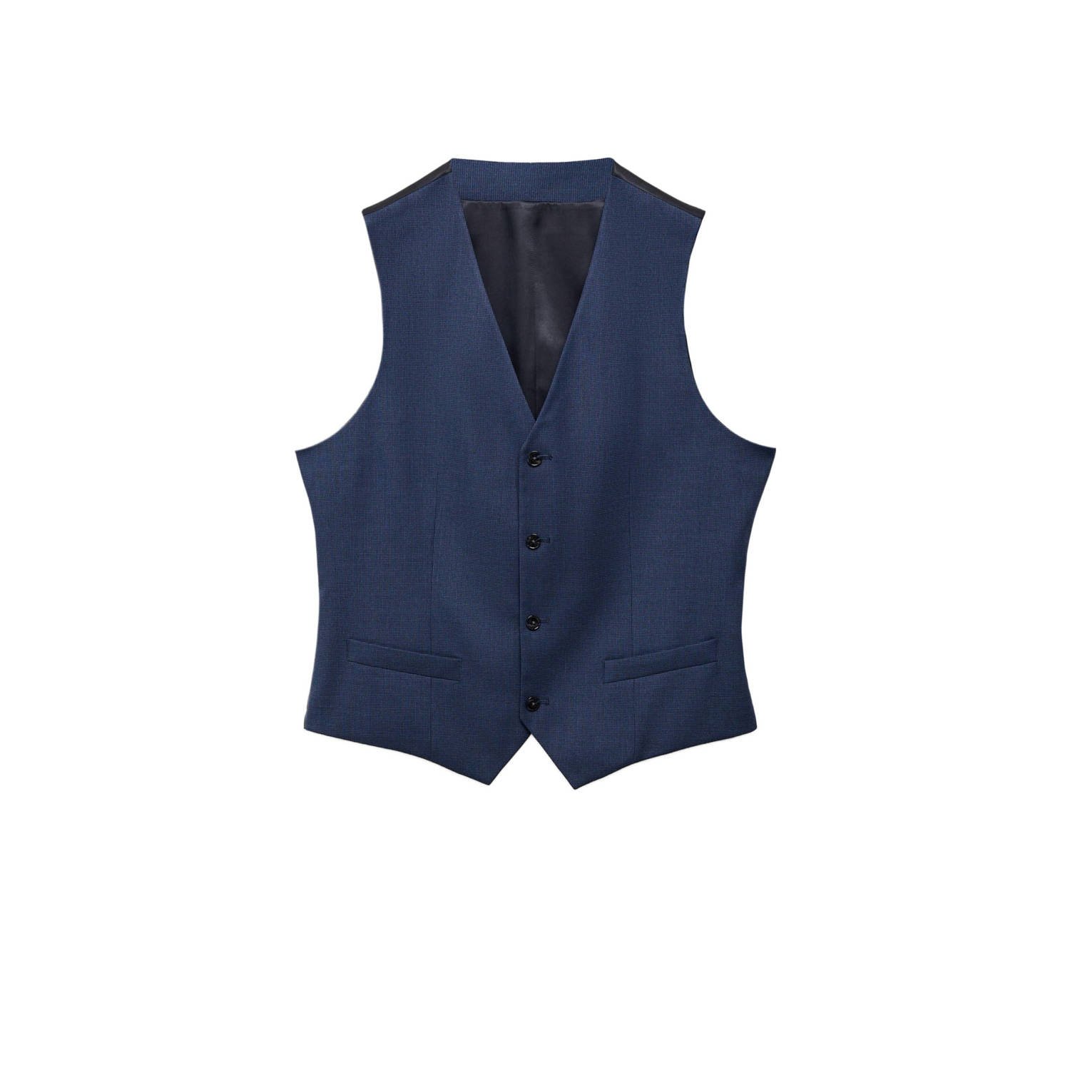 Mango Man gilet donkerblauw