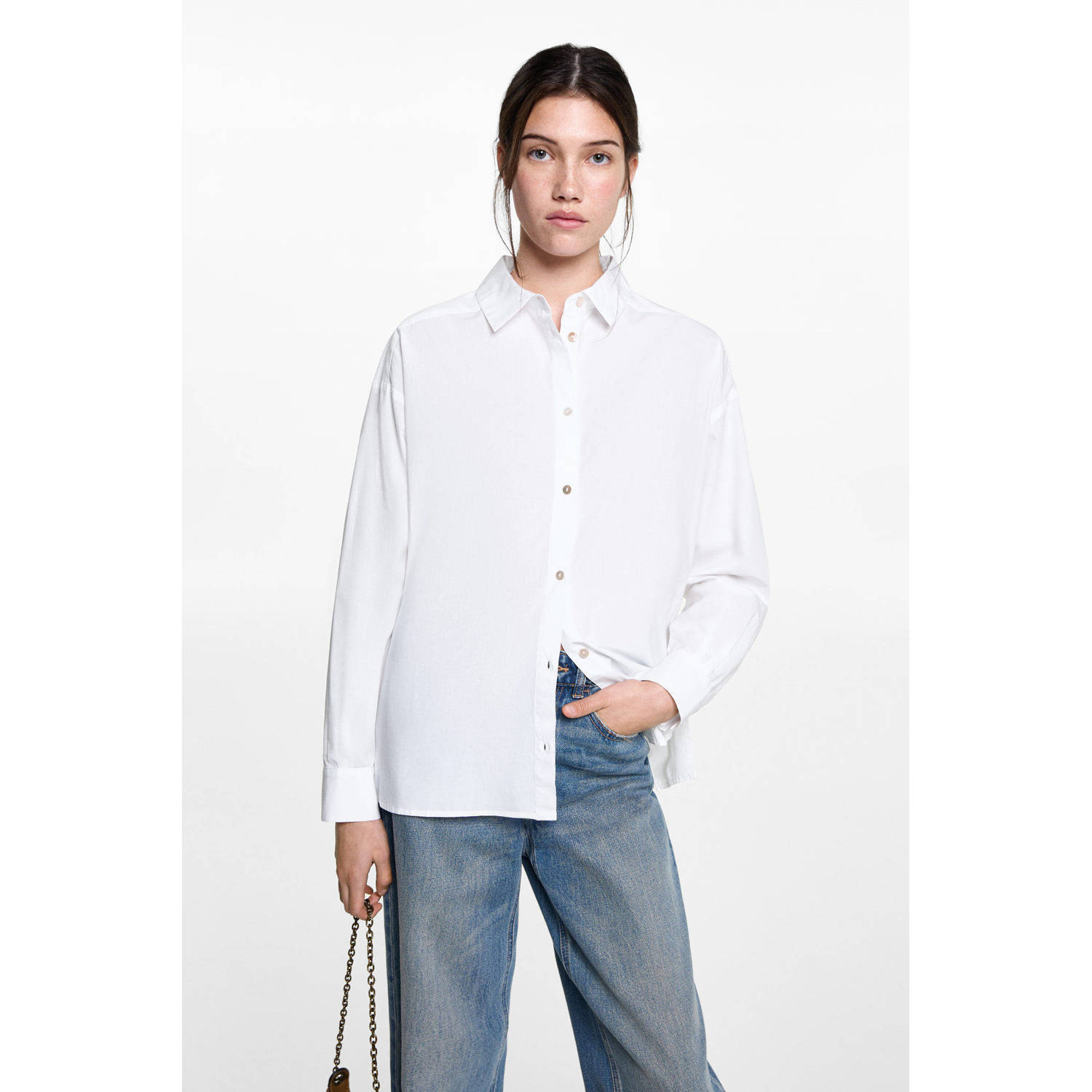 MANGO TEEN blouse wit