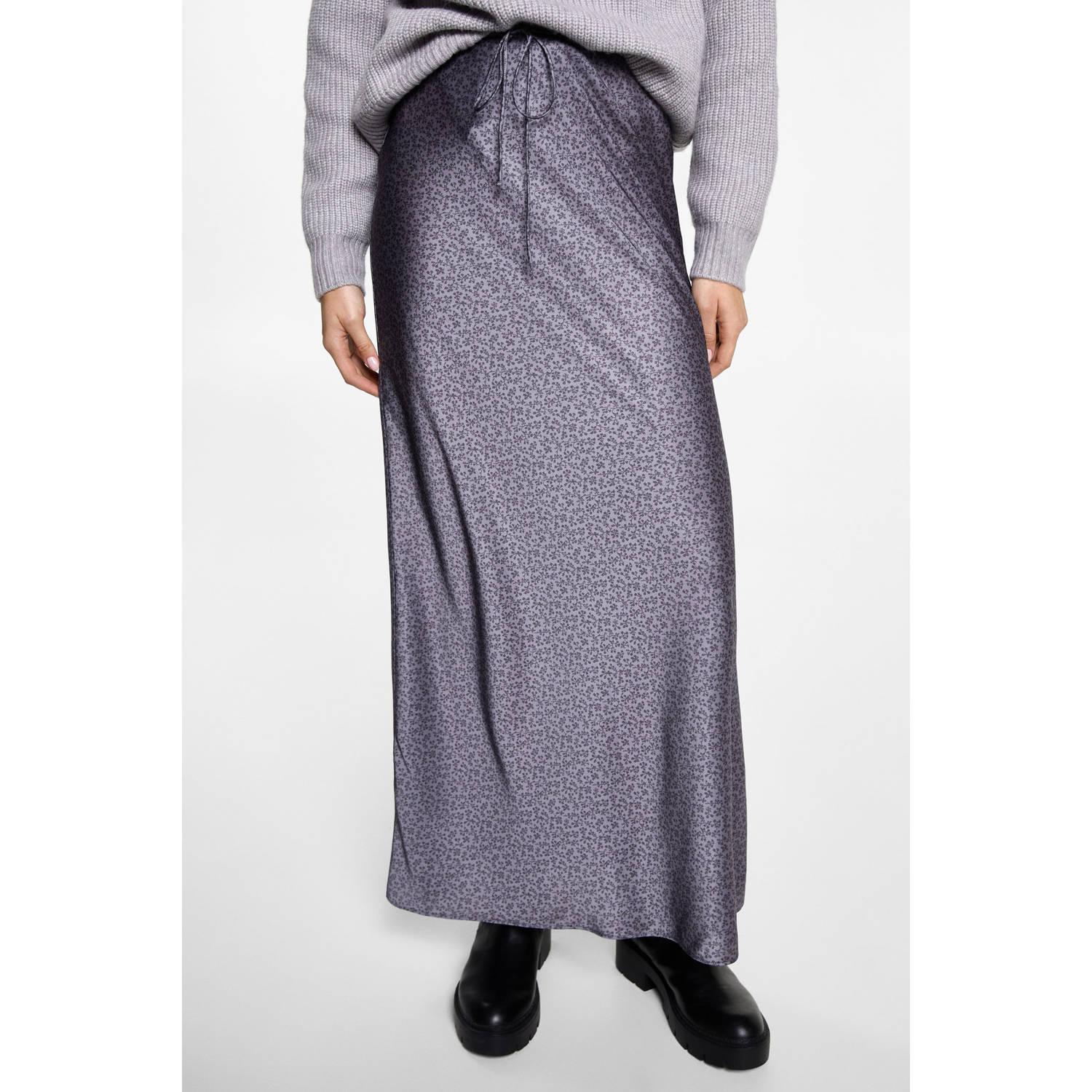 MANGO TEEN maxi rok paars