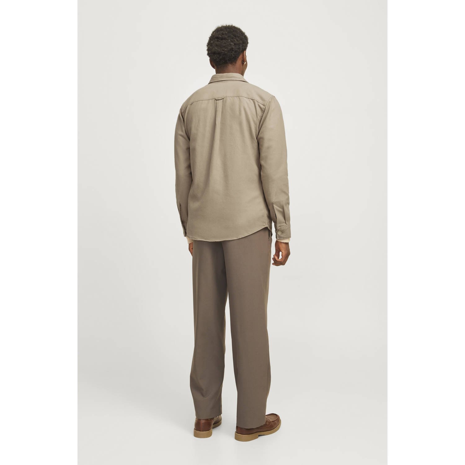 JACK & JONES ESSENTIALS overshirt beige