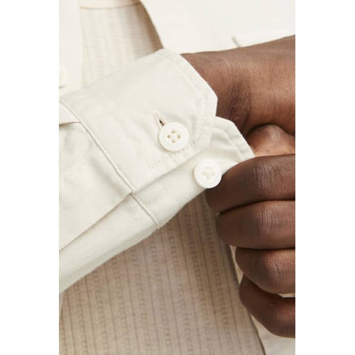 JACK & JONES ESSENTIALS casual overhemd ecru afbeelding