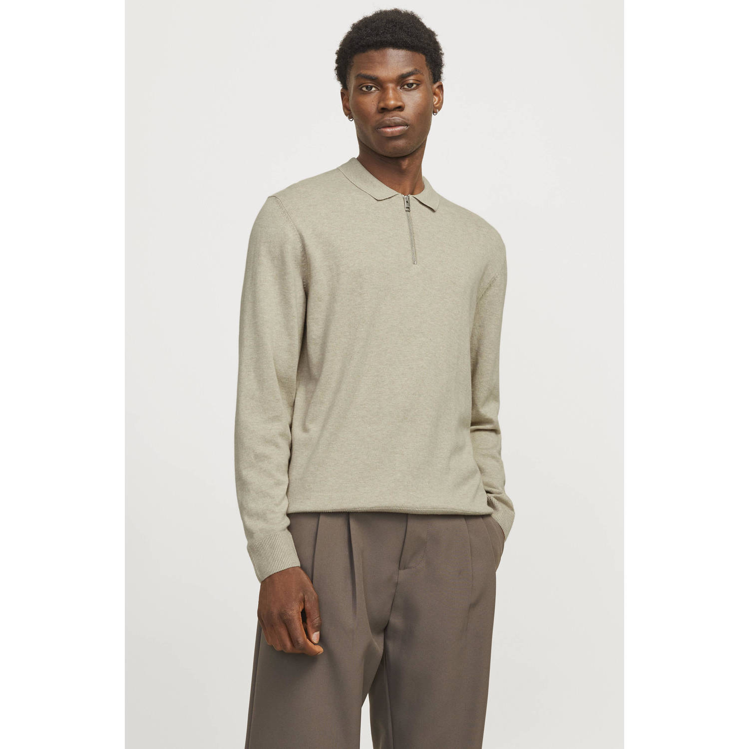 JACK & JONES ESSENTIALS trui fijn gebreid