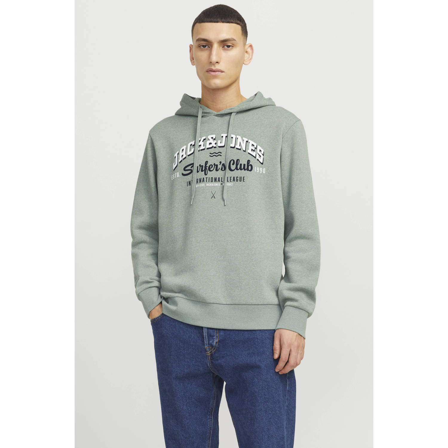 Jack & Jones Hoodie JJELOGO SWEAT HOOD 2 COL 24 25 NOOS
