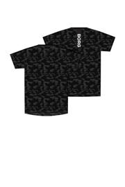 thumbnail: Zwarte heren Björn Borg sportshirt Performance van polyester met korte mouwen en ronde hals