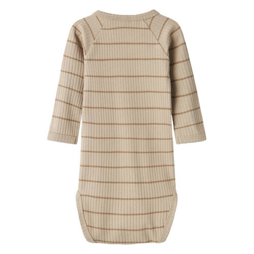 LIL' ATELIER BABY romper NBMKAIL lichtgrijs afbeelding