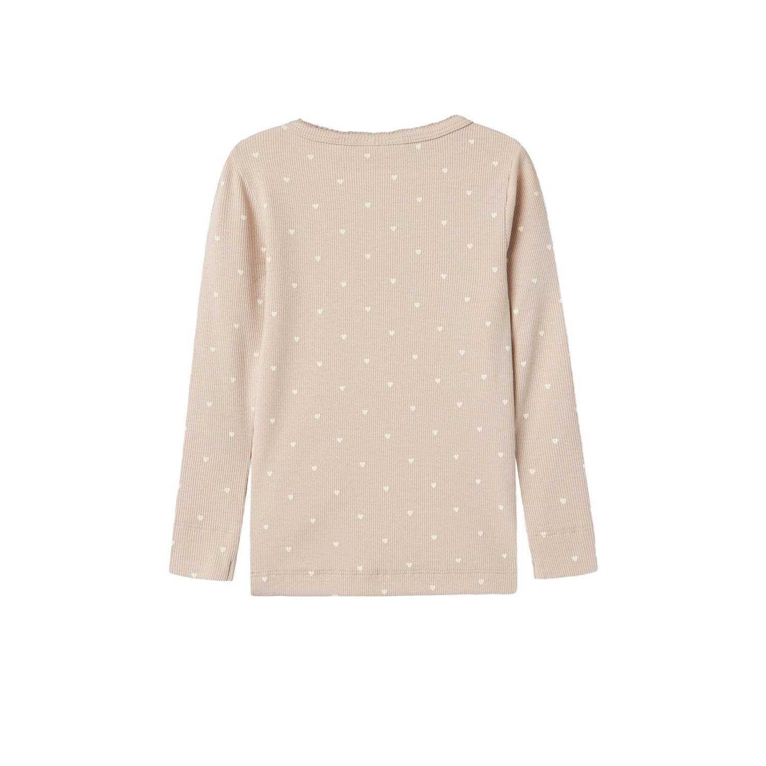 LIL' ATELIER MINI longsleeve zand wit
