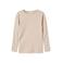 LIL' ATELIER MINI longsleeve zand/wit
