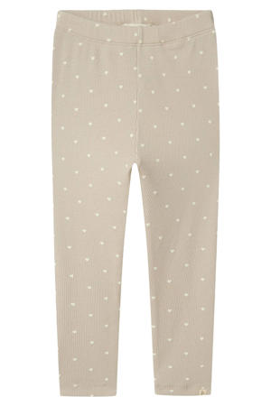 slim fit legging zand/wit