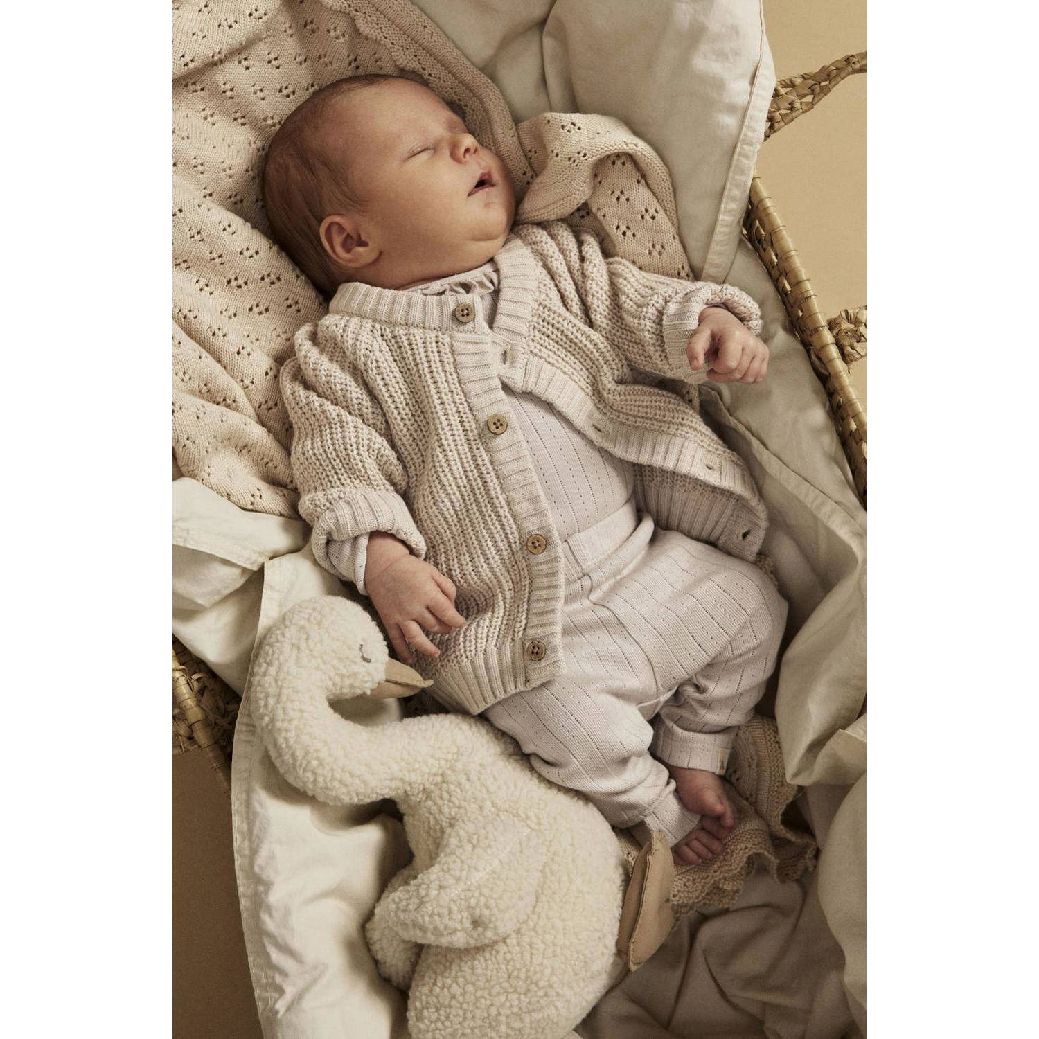 LIL' ATELIER BABY romper NBFRACHEL beige