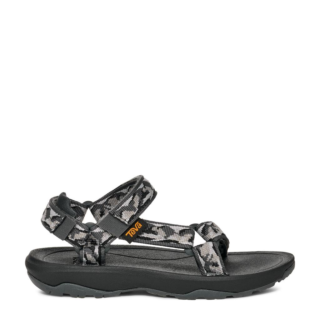 Zwart en grijze jongens Teva Hurricane XLT 2 kleuter schoolkind sandalen van textiel met klittenband