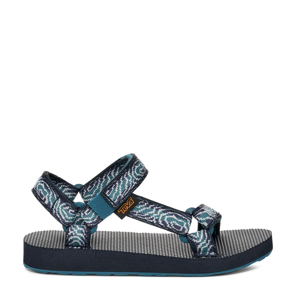 Blauwe jongens Teva Original Universal sandalen van textiel met klittenband