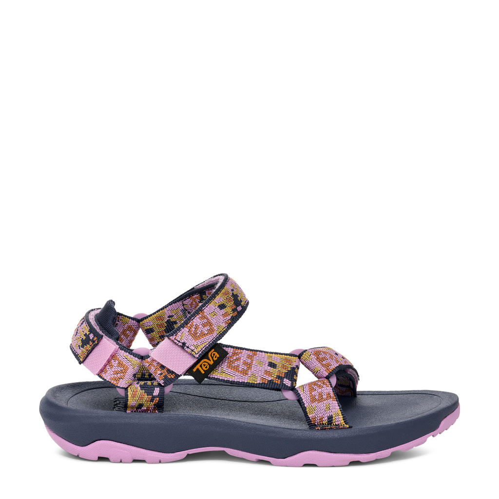 Lilakleurige meisjes Teva Hurricane XLT 2 kleuter schoolkind sandalen van textiel met klittenband