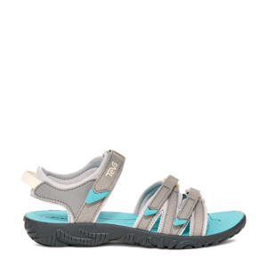 Tirra sandalen grijs/turquoise