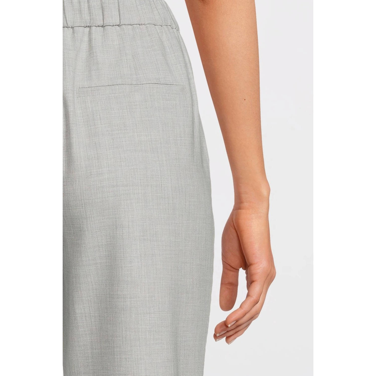 MSCH Copenhagen straight regular waist pantalon lichtgrijs