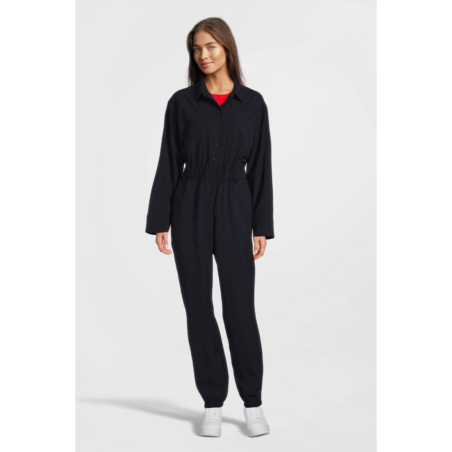 MSCH Copenhagen regular jumpsuit donkerblauw