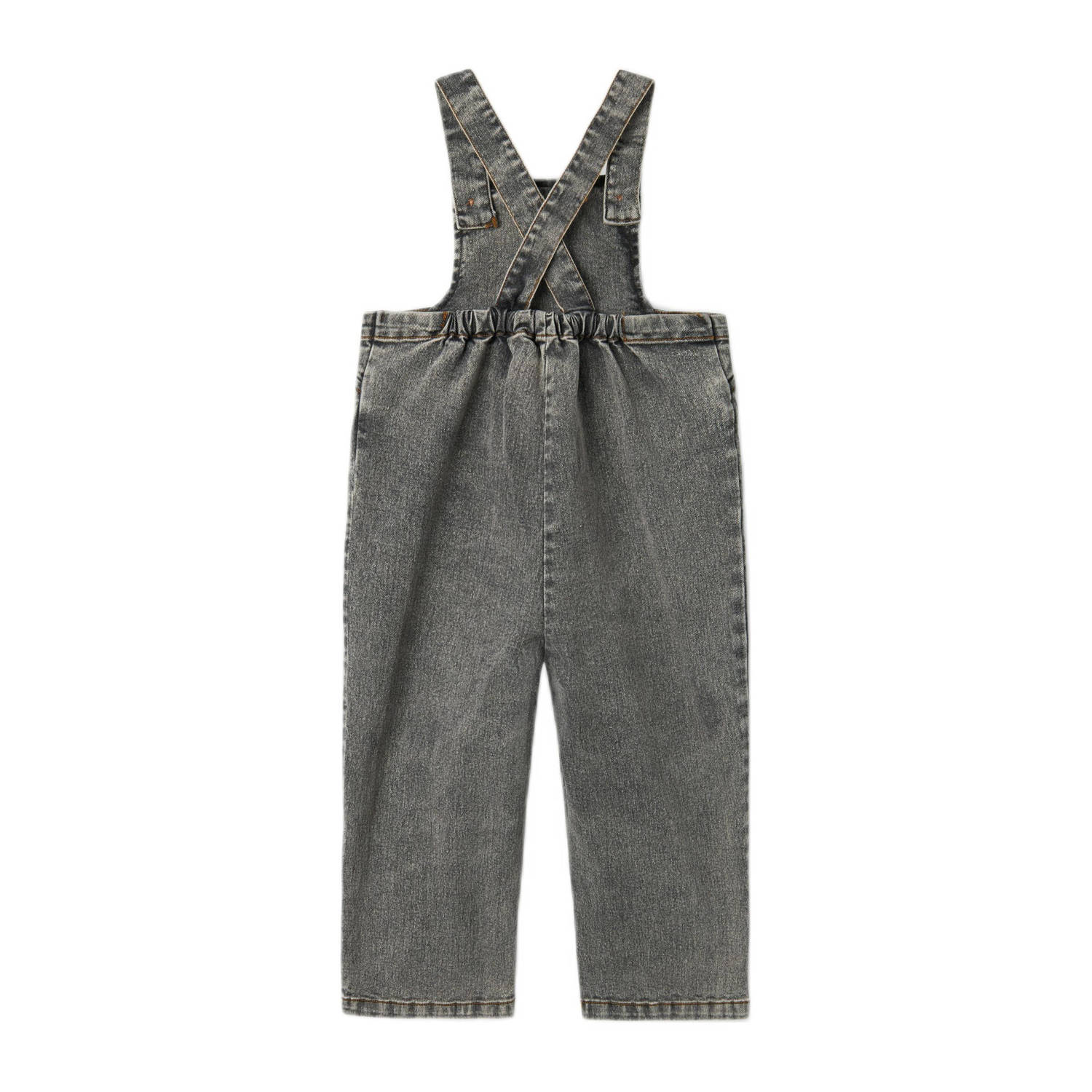 LIL' ATELIER MINI tuinbroek grey denim