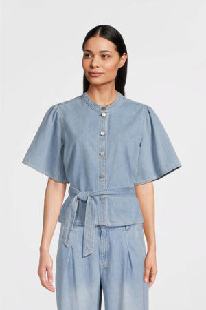 blousetop light blue denim