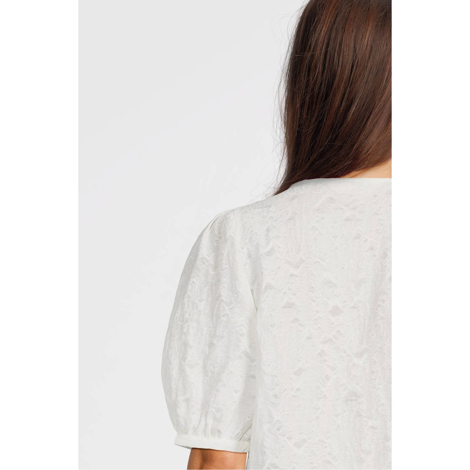 MSCH Copenhagen blousetop wit broderie