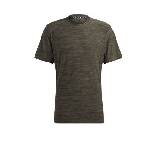 adidas Performance sportshirt TR-ES stretch groen afbeelding