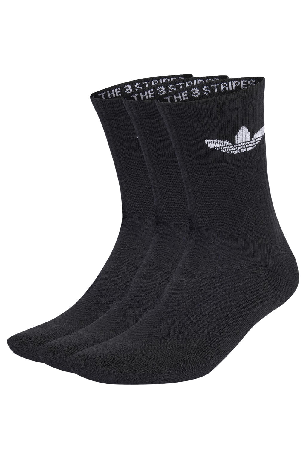 adidas Originals Trefoil Cushion sokken - zwart (set van 3)