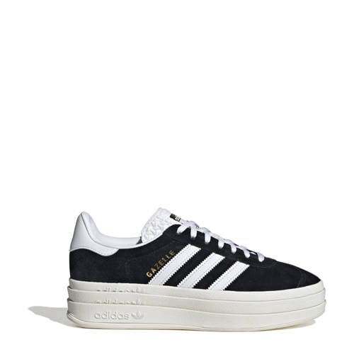 adidas Originals Gazelle Bold sneakers zwart/wit afbeelding