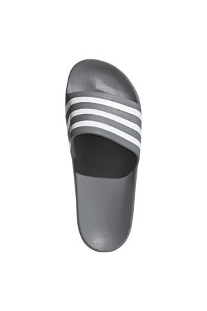 Adilette badslippers grijs/wit