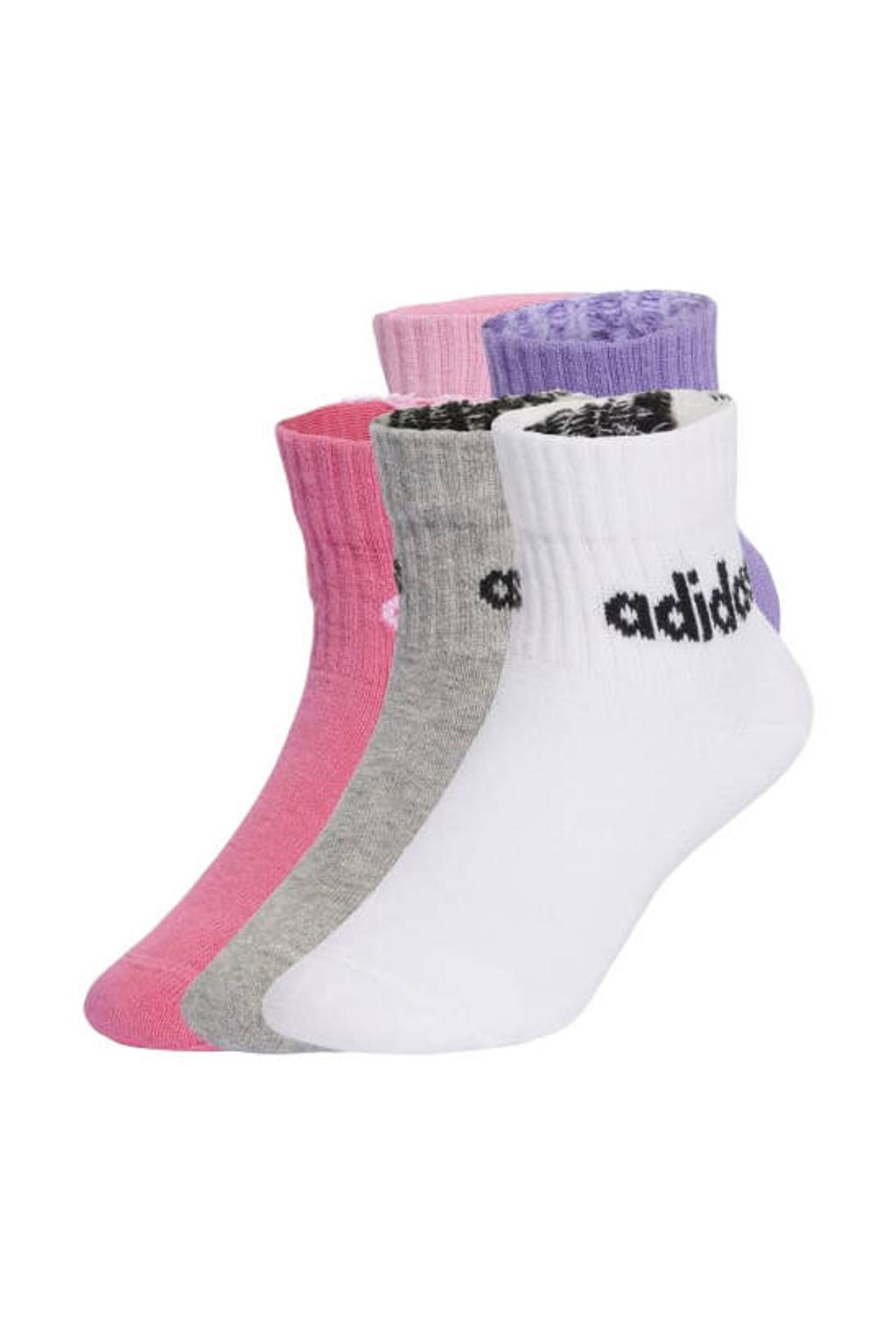 adidas Performance sokken - roze/grijs/paars (set van 5)