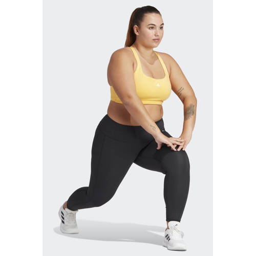 adidas Performance Plus Size sportlegging zwart afbeelding