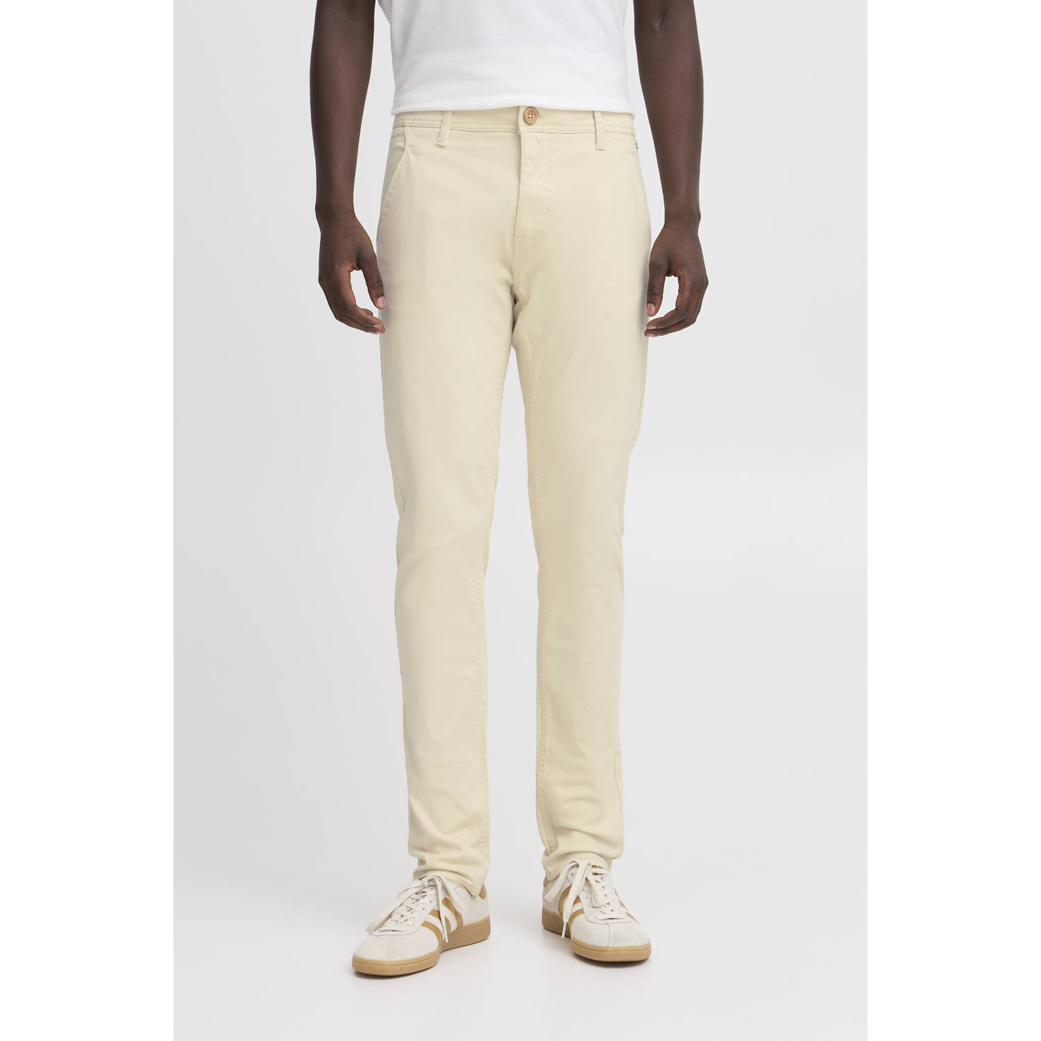 Blend slim fit chino BHNATAN bleached sand