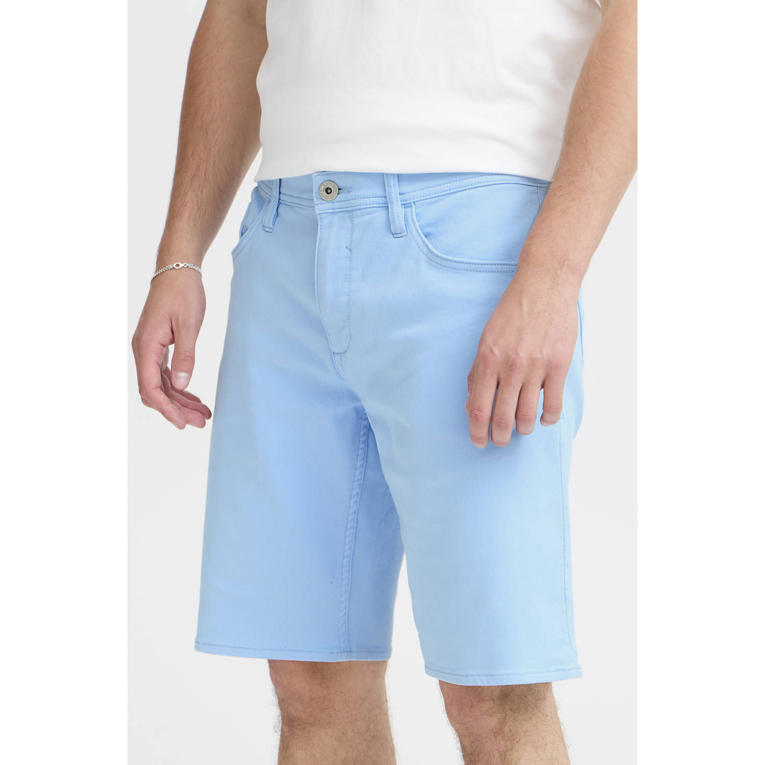 Blend regular fit denim short BHTWISTER blauw
