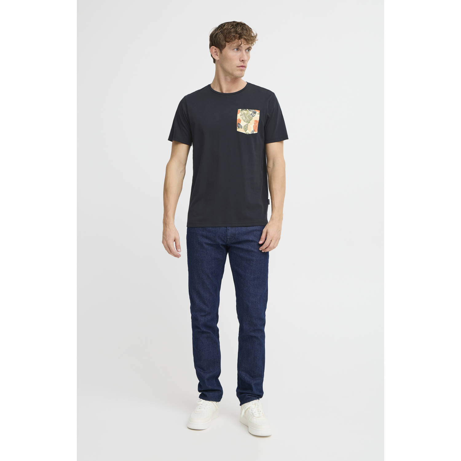 Blend regular fit T-shirt BHJACE zwart