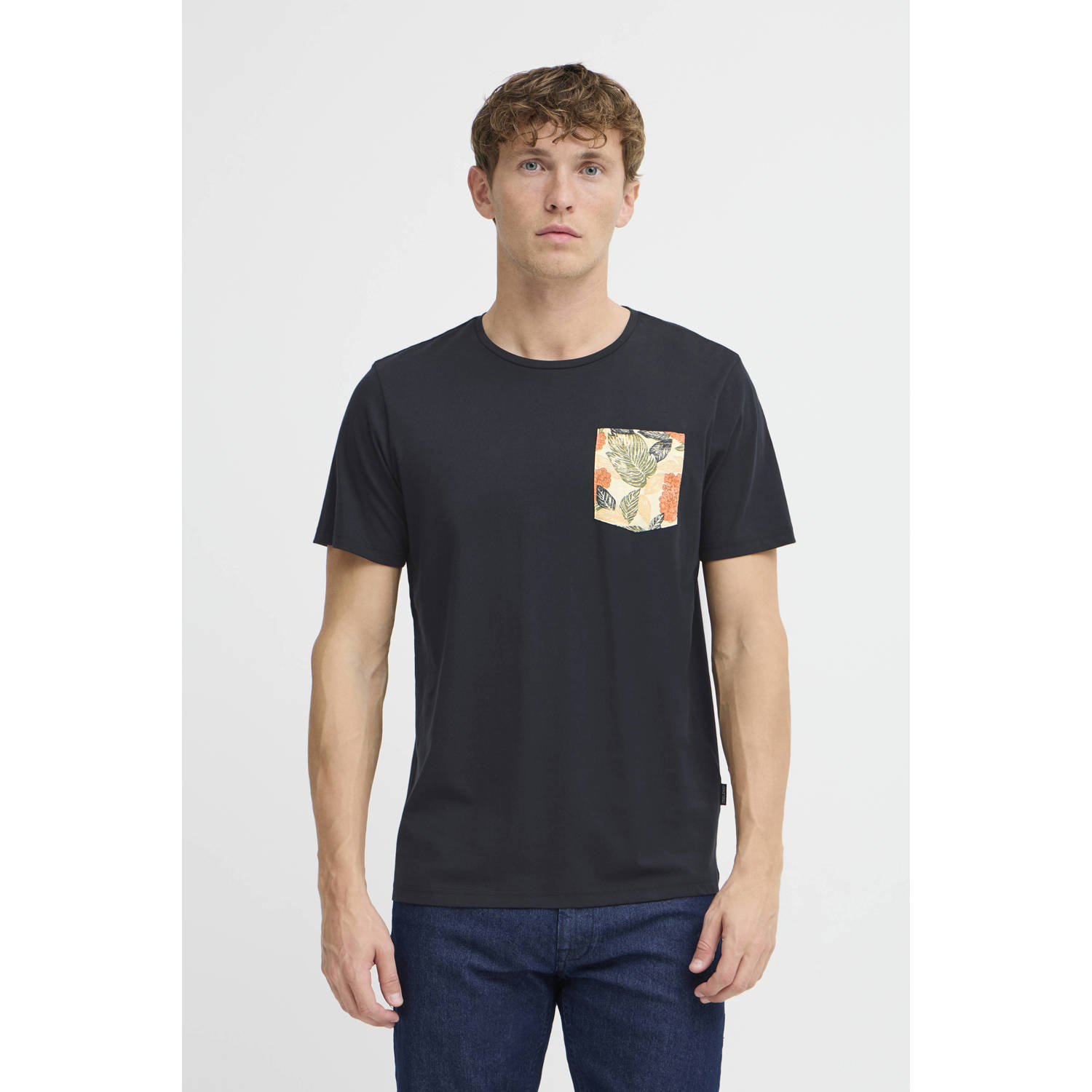 Blend regular fit T-shirt BHJACE zwart