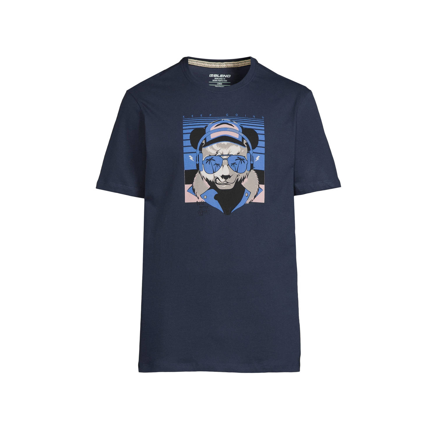 Blend T-shirt BHJACOB blauw