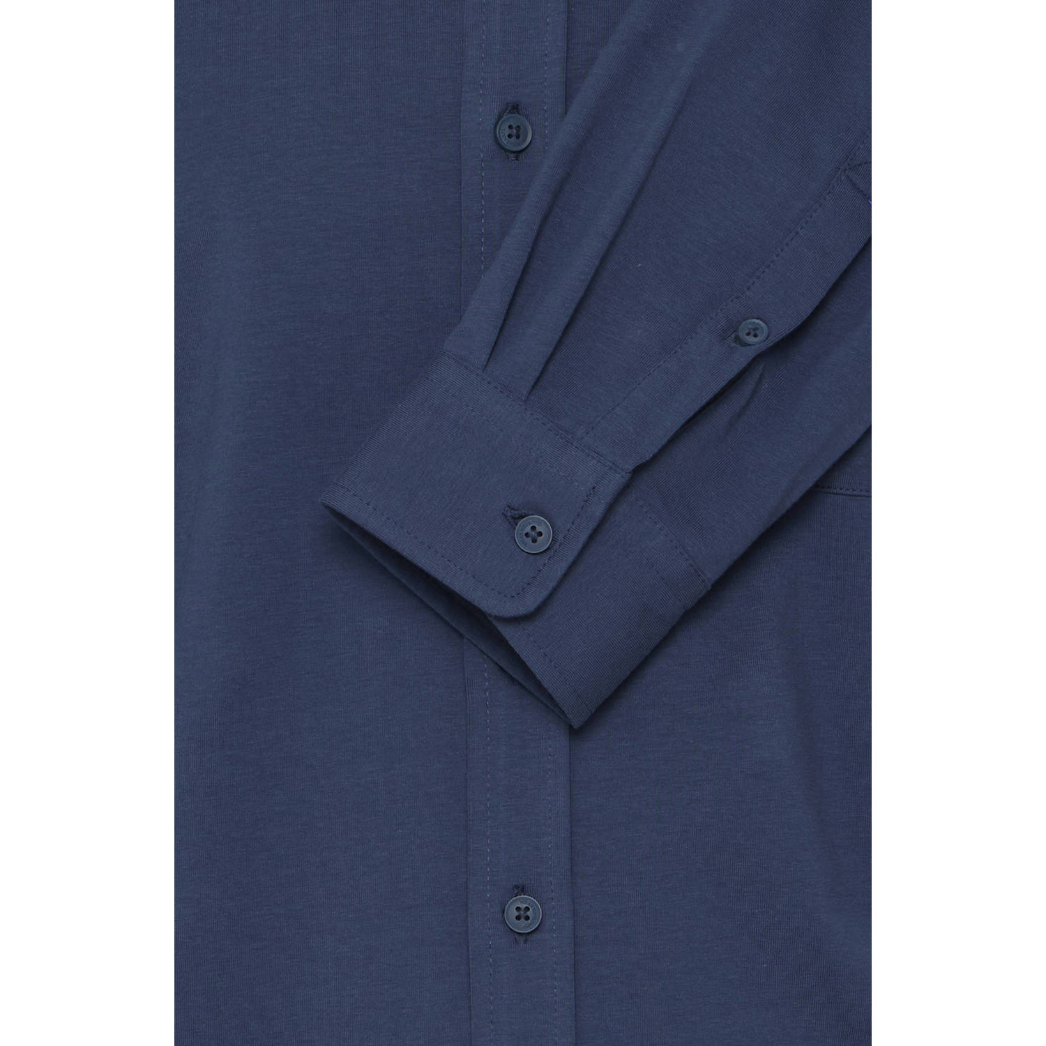 Blend casual overhemd donkerblauw