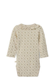 thumbnail: LIL' ATELIER BABY romper NBFGAGO met ruches beige