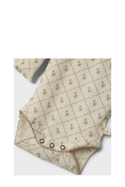 thumbnail: LIL' ATELIER BABY romper NBFGAGO met ruches beige
