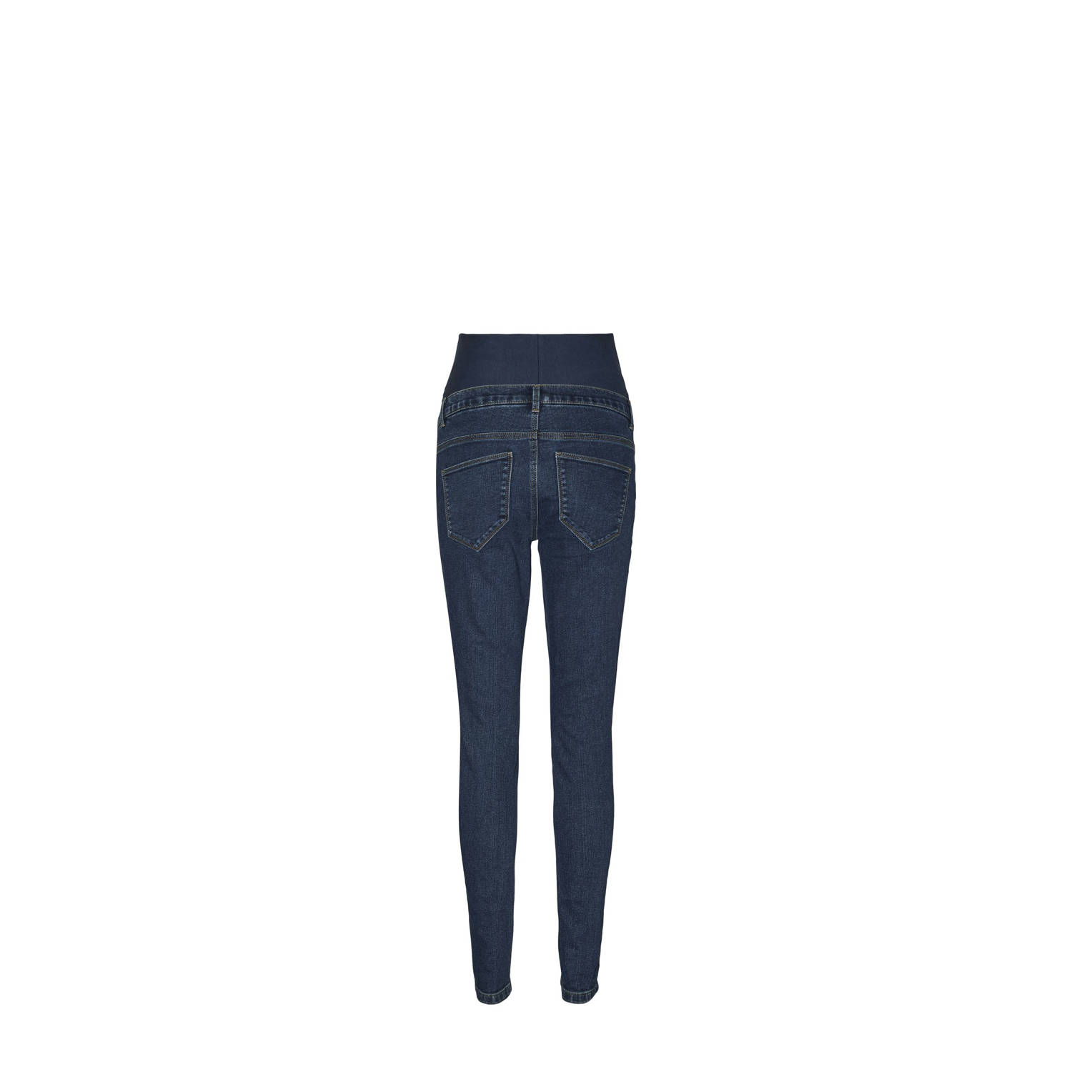 VERO MODA MATERNITY waist zwangerschapskleding skinny jeans dark blue denim